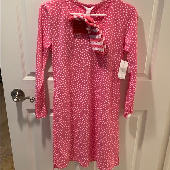 Pink Nightgown and Sock Set - Picture 1 of 4